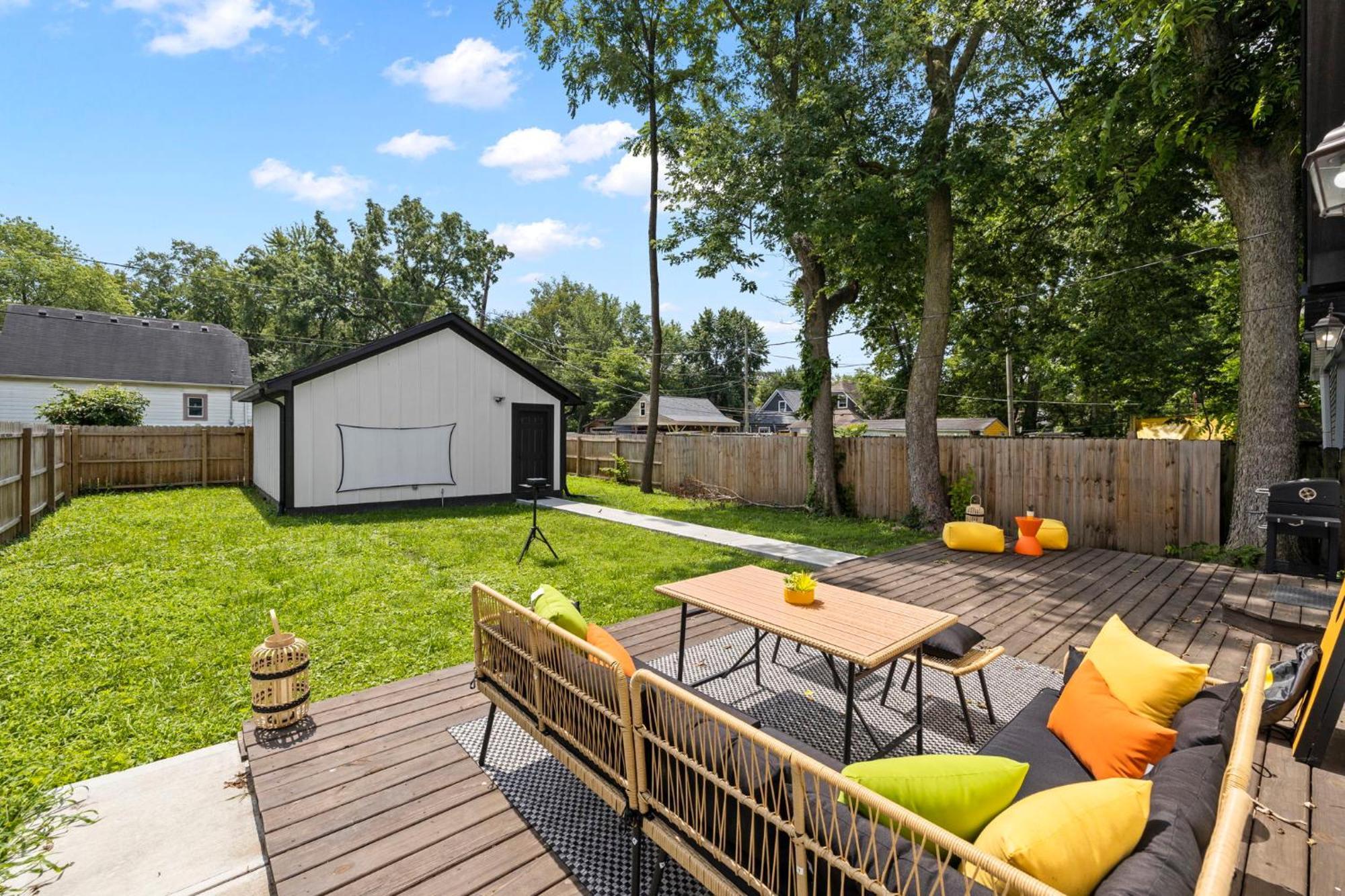 Central Indy 5Bd - Pingpong - Outdoor Movie - Bbq インディアナポリス エクステリア 写真